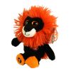 TY Beanie Babies LEO High School Lions - KING the LION (7 inch) (Mint)