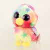 TY Beanie Boos - FEATHERS the Pastel Ty-Dyed Chick (Regular Size - 6 inch) (Mint)