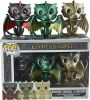 Funko POP! Vinyl Figure - Drogon, Rhaegal, & Viserion (Metallic) (Mint)