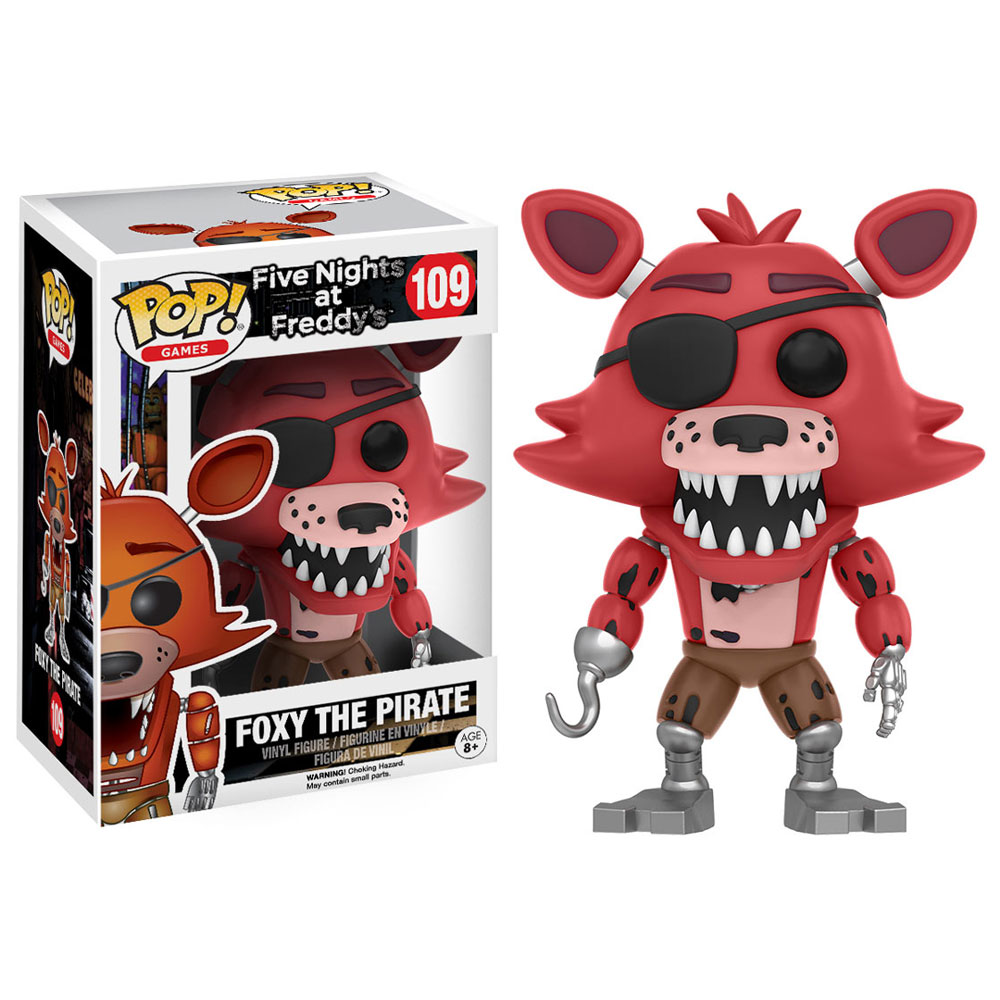 Funko Pop Games Five Nights At Freddys Series 1 Vinyl Figure Foxy The Pirate 109 Mint 9694