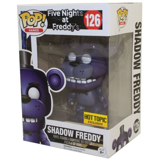 Funko Pop Five Nights at Freddy's Shadow Freddy #126 Hot Topic Exclusive  FNAF