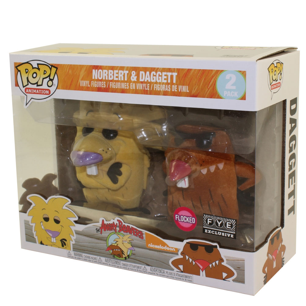 angry beavers funko pop flocked