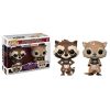 Funko POP! Games - Guardians of the Galaxy Telltale Vinyl Bobble - ROCKET & LYLA (2-Pack) (Mint)