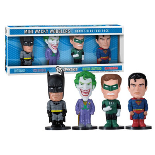 Funko Mini Wacky Wobblers - DC Comics - BOX SET OF 4 (Batman, Joker,  Superman & Green Lantern) (Mint