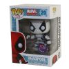 Funko POP! Marvel Series 2 Vinyl Bobble-Head - DEADPOOL (Black & White) #20 *Matt's Exclusive* (Mint