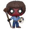 Funko POP! Marvel - Deadpool Playtime Vinyl Figure - DEADPOOL (Bob Ross) #319 (Mint)