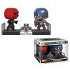 Funko POP! Movie Moment - Marvel Vinyl Bobble Figures 2-Pack - RED SKULL v CAPTAIN AMERICA #389 (Min