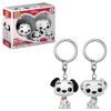 Funko Pocket POP! Keychains - Disney 2-Pack - PONGO & PERDITA (101 Dalmatians) (Mint)