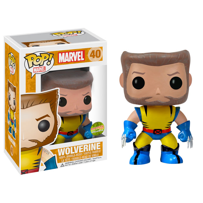 Funko POP! Marvel - Vinyl Bobble - WOLVERINE (Unmasked) #40 *Toytastik ...