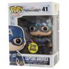 Funko POP! Vinyl Bobble - Captain America: The Winter Soldier - CAPTAIN AMERICA (Glows) #41 *Excl* (