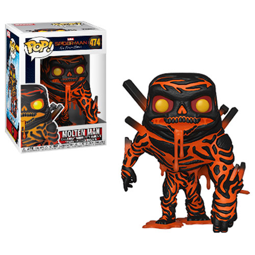 Funko POP! Marvel Far From Home S2 Vinyl Bobble-Head - MOLTEN MAN #474 (Mint): Sell2BBNovelties.com: Sell TY Beanie Babies, Action Figures, Barbies, Cards & Toys selling online