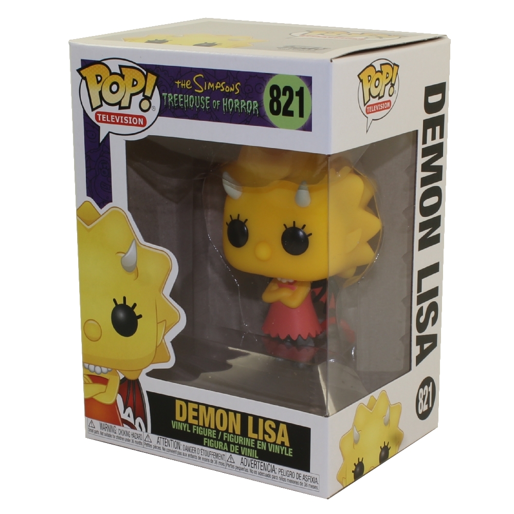 Funko POP! Animation - The Simpsons S3 Vinyl Figure - DEMON LISA #821 ...