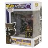 Funko POP! Guardians of the Galaxy Movie - Vinyl Bobble - ROCKET RACCOON (Flocked) #48 *Exclusive* (