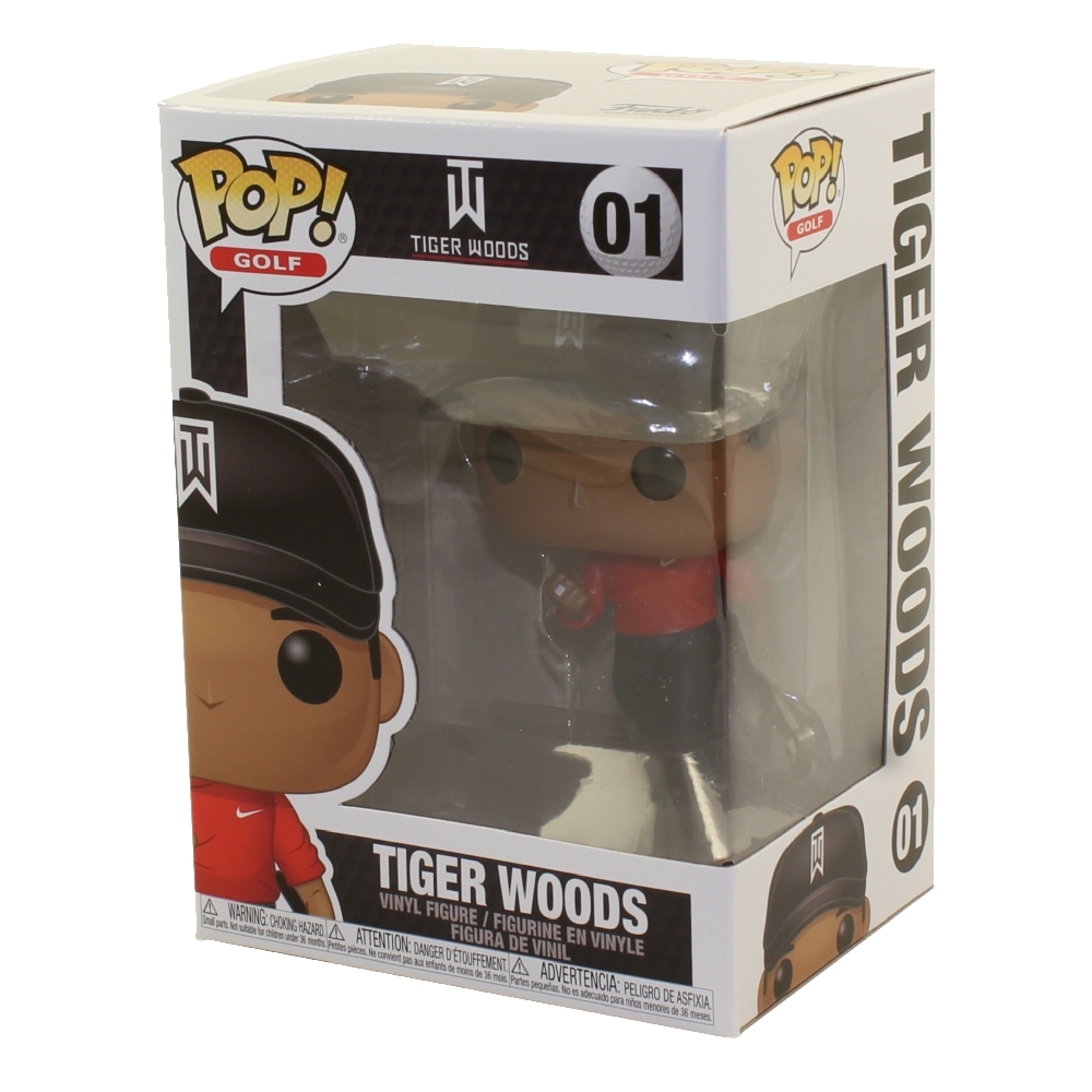 pop golf tiger woods red shirt