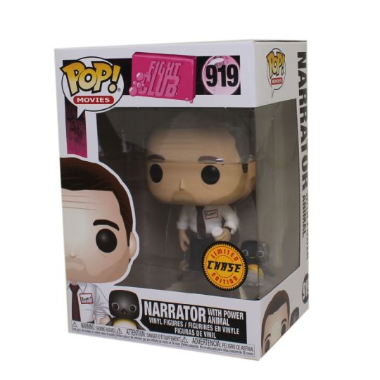 Funko POP! Movies - Fight Club Vinyl Figure - TYLER DURDEN (Narrator)  *CHASE* #919 (Mint): : Sell TY Beanie Babies, Action  Figures, Barbies, Cards & Toys selling online