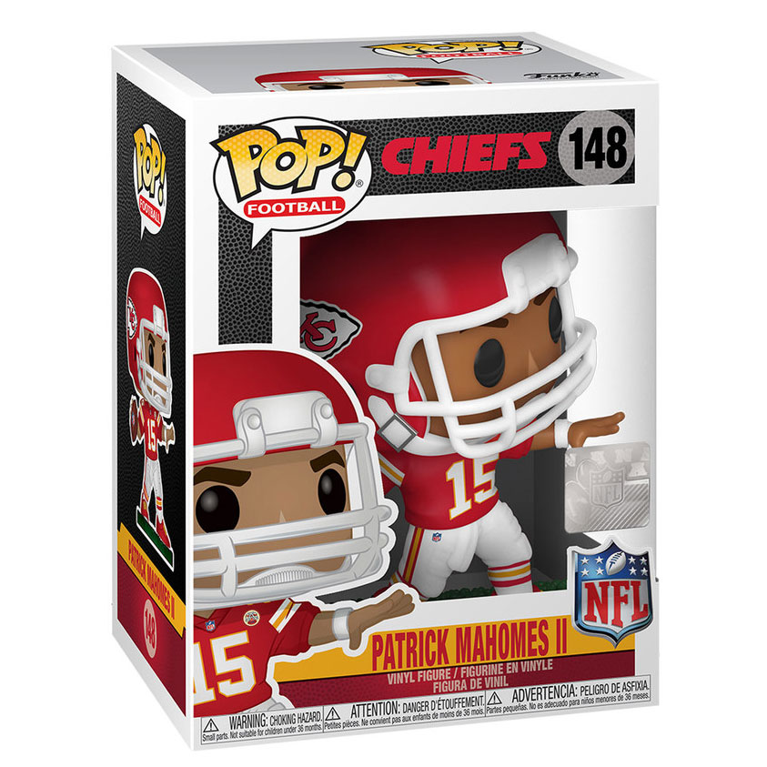 Funko Pop! Patrick Mahomes ll #148 NFL Chiefs Football Vinyl Figure