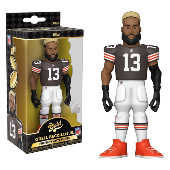 Funko Gold Premium Vinyl Figure - NFL - ODELL BECKHAM JR. (Brown ...