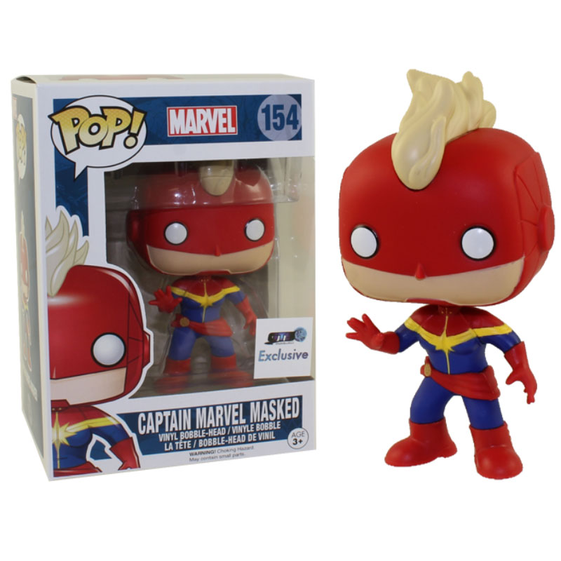 Funko POP! Marvel Vinyl Bobble-Head - CAPTAIN MARVEL #154