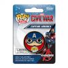 Funko POP! Pin - Captain America: Civil War - CAPTAIN AMERICA (1.25 inch) (Mint)