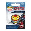 Funko POP! Pin - Captain America: Civil War - IRON MAN (1.25 inch) (Mint)
