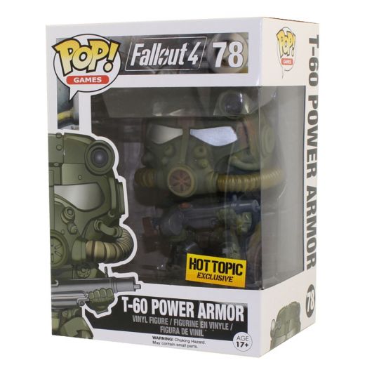 Funko Pop Games Fallout 4 Vinyl Figure T 60 Power Armor Green 78 Exclusive Mint Sell2bbnovelties Com Sell Ty Beanie Babies Action Figures Barbies Cards Toys Selling Online