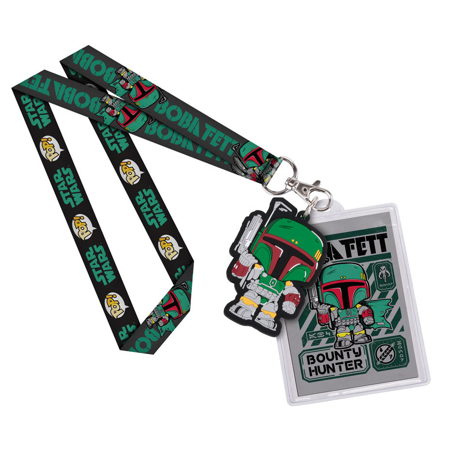 Funko Lanyard - Star Wars Series 1 - BOBA FETT (Mint): Sell2BBNovelties ...