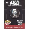Funko Collectible Pinback Buttons - Star Wars Episode 7 - FIRST ORDER SNOWTROOPER (1.25 inch) (Mint)
