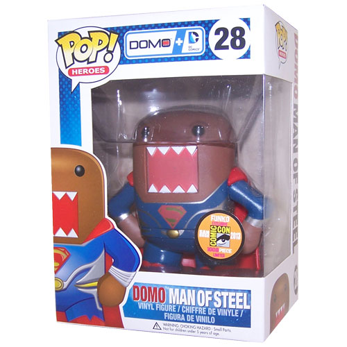 Pop Heroes Vinyl Figure: Domo Dark Knight Batman ドーモくん