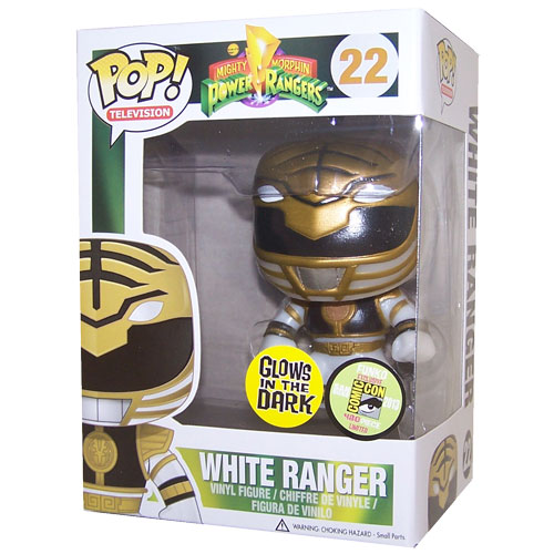 glow in the dark white ranger pop