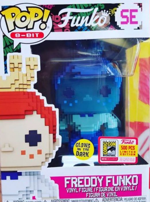 Freddy Funko Blue Art popular Series Funko Pop