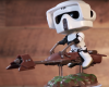 Funko POP! Vinyl Figure - Scout Trooper with Speeder Bike (Mint)