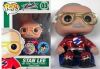 Funko POP! Vinyl Figure - Stan Lee (Superhero) (Red Metallic) (Mint)