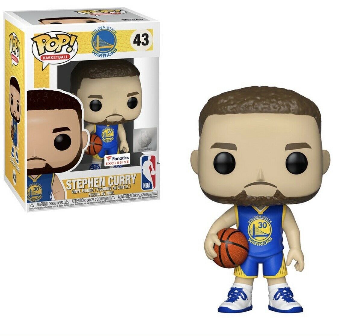 Stephen Curry Golden State Warriors Funko Pop Figurine