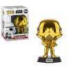 Funko POP! Vinyl Figure - Stormtrooper (Gold Chrome) (Galactic Convention) (Mint)