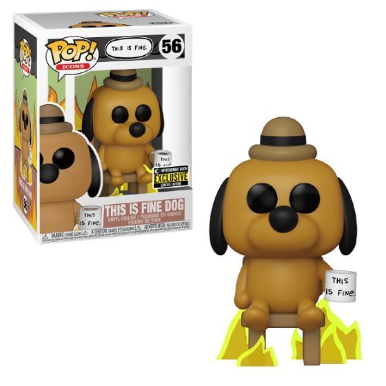 This Is Fine Funko Pop - This Is Fine Pop - This Is Fine Vinyl Pop