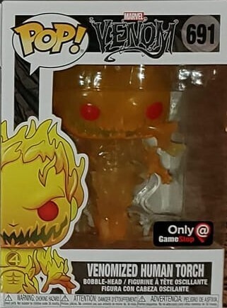 venomized human torch funko