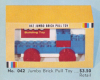 LEGO - Jumbo Brick Pull Toy 42 - (New & Sealed)