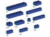 LEGO - Assorted Blue Bricks 10009 - (New & Sealed)