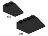 LEGO - Black Roof Tiles 10054 - (New & Sealed)