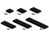 LEGO - Black Plates 10057 - (New & Sealed)