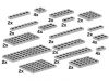 LEGO - Assorted Light Grey Plates 10148 - (New & Sealed)