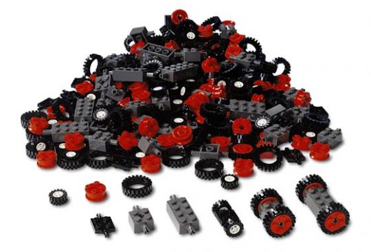 Lego fashion wheels and axles set