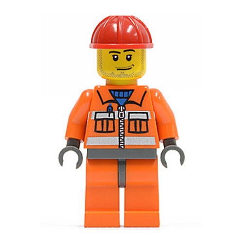 LEGO Minifigure - City - CONSTRUCTION WORKER (Mint): Sell2BBNovelties ...