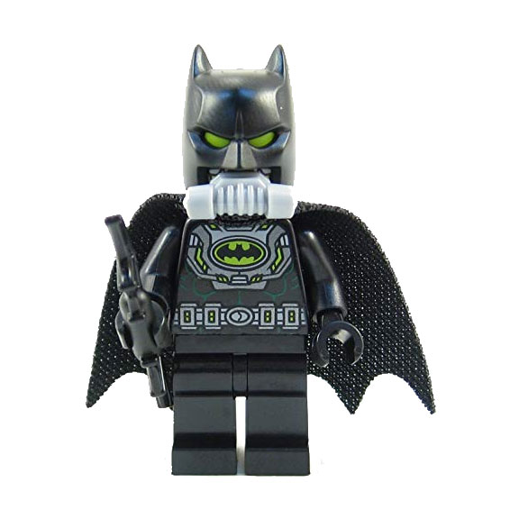 LEGO Minifigure - DC Comics Super Heroes - BATMAN (Gas Mask) with Soft ...