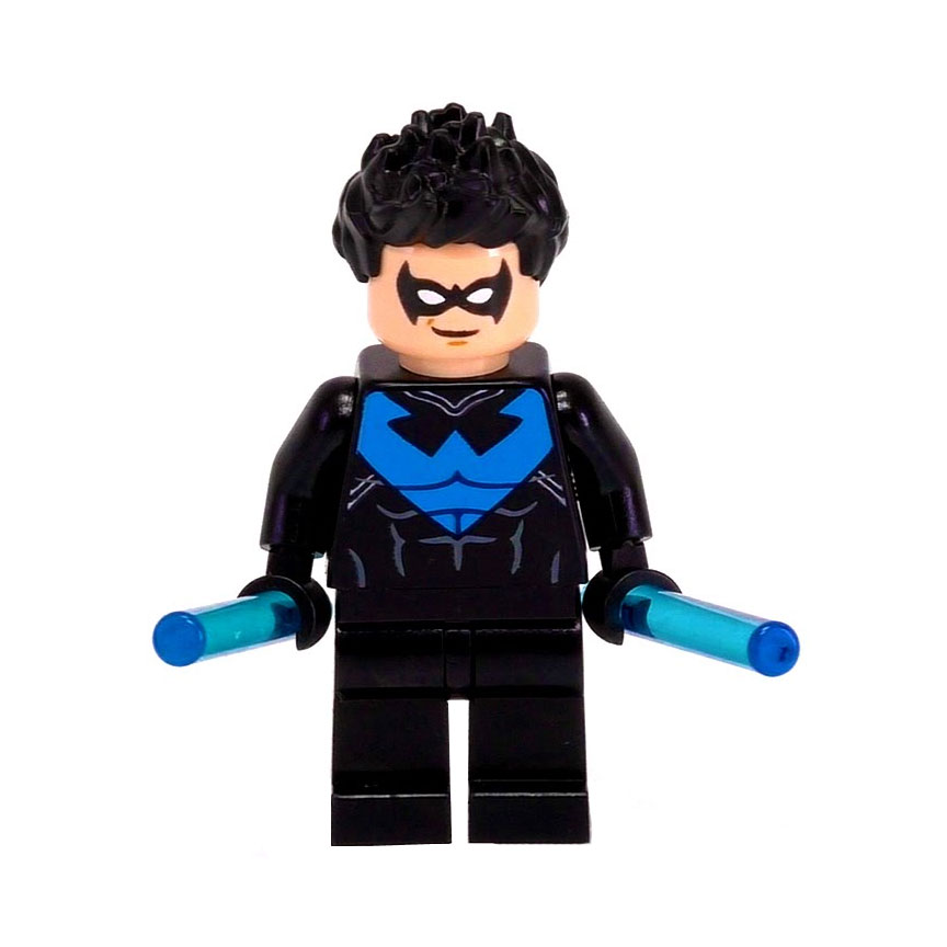 LEGO Minifigure - DC Comics Super Heroes - NIGHTWING with Batons (Mint ...