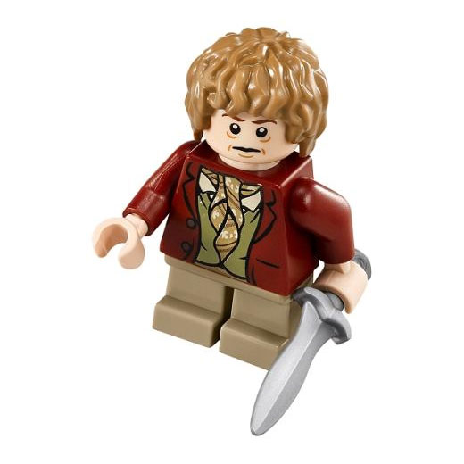 LEGO Minifigure - The Hobbit - BILBO BAGGINS (Red Jacket) (Mint ...