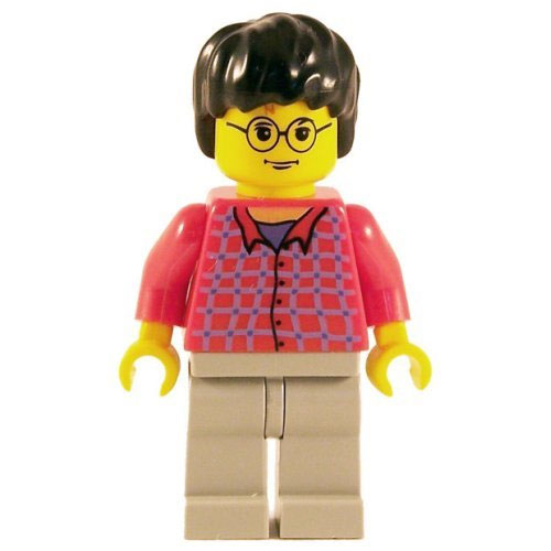 LEGO Minifigure - Harry Potter - HARRY POTTER in Red Shirt (Yellow ...