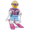 LEGO - Minifigures Series 8 - DOWNHILL SKIER (Mint)