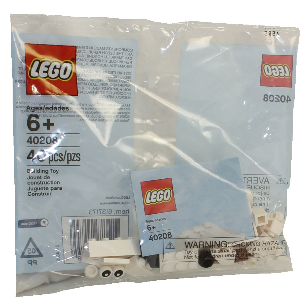 LEGO Mini Monthly Mini Build Bagged Set - POLAR BEAR (#40208)(40 Pieces ...