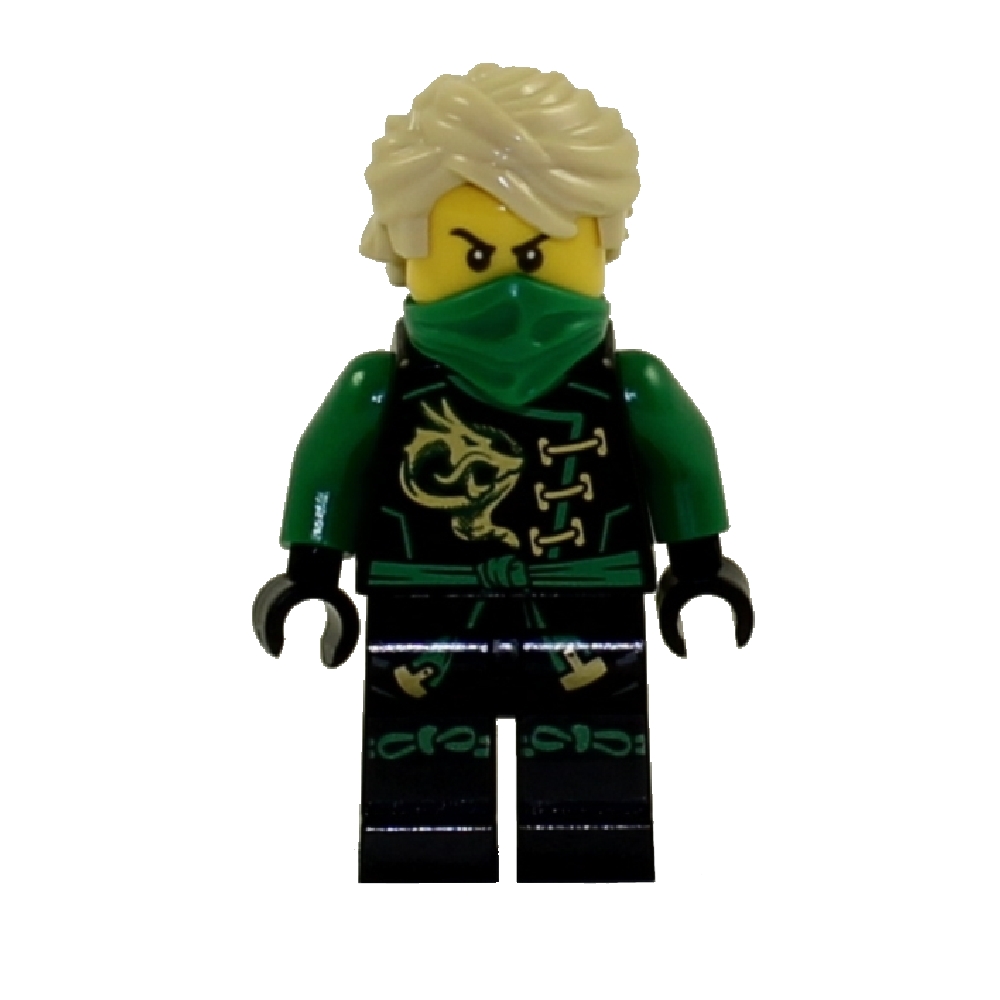 Lego Minifigure - Ninjago - Lloyd With Mask & Hair (mint 